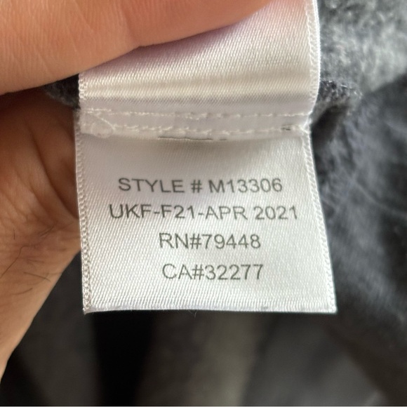 Marmot Blue Gray Cotton Blend Graphic Crewneck Pullover Sweater Mens M *NOTE - Picture 6 of 10